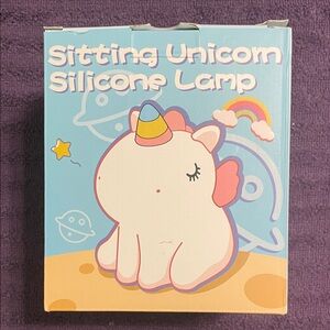 Sitting Unicorn Silicone Lamp